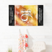 Elegant 16. Hochzeitstag des Goldenen Topaz Banner (Insitu)