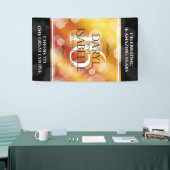 Elegant 16. Hochzeitstag des Goldenen Topaz Banner (Messeveranstaltung)
