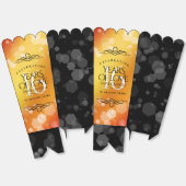 Elegant 16. Hochzeitstag des Goldenen Topaz Geschenkschachtel (Ungeklappt)