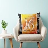 Elegant 16. Hochzeitstag des Goldenen Topaz Kissen (Stuhl )