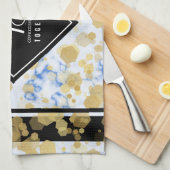 Elegant 18. Porzellan Jubiläum Geschirrtuch (Viertel Falte)