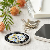 Elegant 18th Porcelain Wedding Anniversary Schlüsselanhänger (Seite)