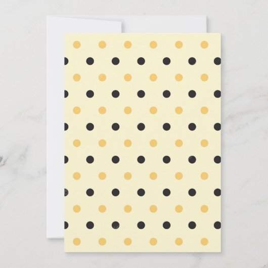 Elegant 1. Bumble Bee Day Birthday Honey Dankeskarte (Rückseite)