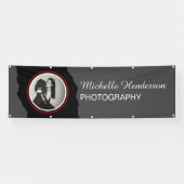Elegant 1 Foto Fotografy Business Name Banner (Horizontal)