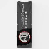 Elegant 1 Foto Fotografy Business Name Banner (Vertikal)
