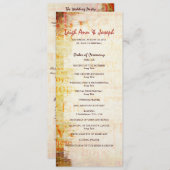 Elegant 1 Korinthians 13 Hochzeitsprogramm Programm (Vorne/Hinten)