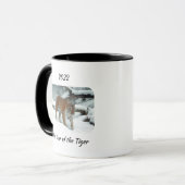 Elegant 2022 Jahr des Tigers Tasse (Vorderseite Links)
