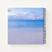 Elegant 2024 Calendar Beach Hintergrund | Notebook Notizblock (Rückseite)