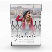 Elegant 2025 Abschluss Script Fotoblock (Vorderseite)