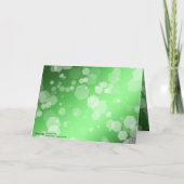 Elegant 20. 38. 55. Emerald Wedding Jubiläum Dankeskarte (Rückseite)