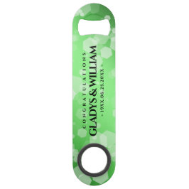 Elegant 20. 38. 55. Emerald Wedding Jubiläum Speed Flaschenöffner