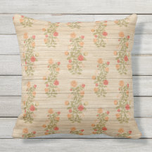 Elegant 20"X20" Blumen auf Holz Trendig Beliebt