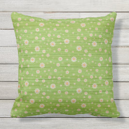 Elegant 20"X20" floral on wood Trendy Popular Kissen