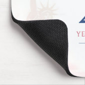 Elegant 250th American Independence Day 4th July Mousepad (Ecke)