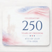 Elegant 250th American Independence Day 4th July Mousepad (Vorne)