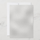 Elegant 25 Jahre Einladung (Rückseite)