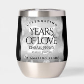 Elegant 25. Silberhochzeit (Rückseite)