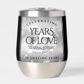 Elegant 25. Silberhochzeit (Vorderseite)