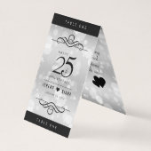 Elegant 25. Silberhochzeit (Rückseite)