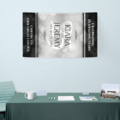 Elegant 25. Silberhochzeit Banner (Messeveranstaltung)