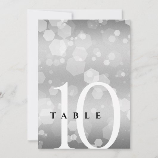 Elegant 25. Silberhochzeit Einladung (Rückseite)