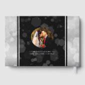 Elegant 25. Silberhochzeit Gästebuch (Rückseite)