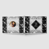 Elegant 25. Silberhochzeit Gästebuch (Voll)