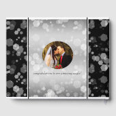 Elegant 25. Silberhochzeit Gästebuch (Rückseite)