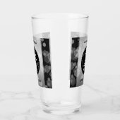 Elegant 25. Silberhochzeit Glas (Links)