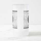 Elegant 25. Silberhochzeit Mattglas Bierglas (Mittel)