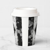 Elegant 25. Silberhochzeit Pappbecher (Rechts)