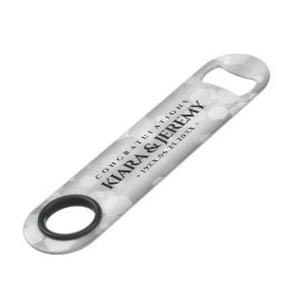 Elegant 25. Silberhochzeit Speed Flaschenöffner