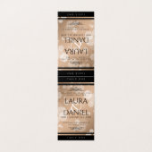 Elegant 28. Linen Hochzeitstag Feier (Außenseite Aufgefaltet)