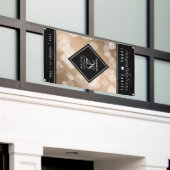 Elegant 28. Linen Hochzeitstag Feier Banner (Äußeres Gebäude)