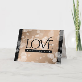 Elegant 28. Linen Hochzeitstag Feier Dankeskarte