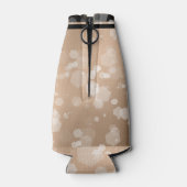 Elegant 28. Linen Hochzeitstag Feier Flaschenkühler (Rückseite)