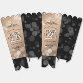 Elegant 28. Linen Hochzeitstag Feier Geschenkschachtel (Ungeklappt)