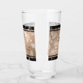 Elegant 28. Linen Hochzeitstag Feier Glas (Links)