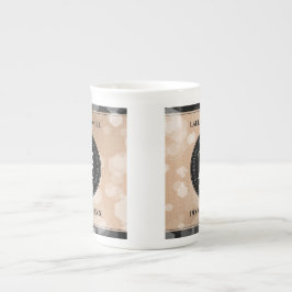 Elegant 28. Linen Hochzeitstag Feier Porzellantasse