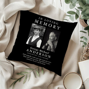 Elegant 2 Foto "In Love Memory" Tribut Kissen