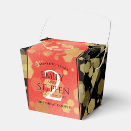 Elegant 2. Garnet Hochzeitstag Geschenkschachtel