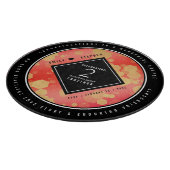 Elegant 2. Garnet Hochzeitstag Schneidebrett (Ecke)