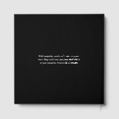 Elegant 2 Photo 'In Loving Memory' Tribute Gästebuch (Rückseite)