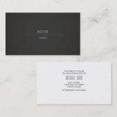 Elegant 2 visitenkarte (Vorne/Hinten)