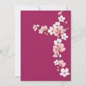 Elegant 30. Geburtstagsfeier Einladung (Rückseite)