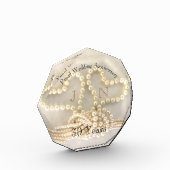 Elegant 30. Pearl Wedding Anniversary-Geschenk Fotoblock (Links)