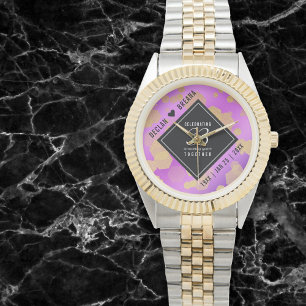 Elegant 33. Geburtstag von Amethyst Armbanduhr