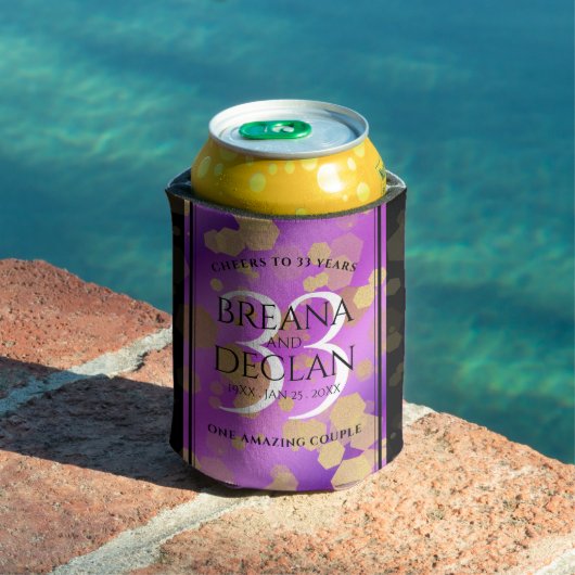 Elegant 33. Geburtstag von Amethyst Dosenkühler (In Situ Pool)