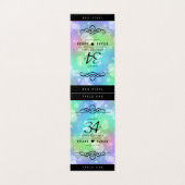 Elegant 34. Opal Hochzeitstag (Außenseite Aufgefaltet)