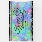 Elegant 34. Opal Hochzeitstag Banner (Vertikal)